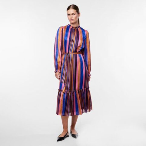 YAS Lurex Stripe Dress - Buy Online With Free UK Delivery