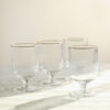 Gold Rimmed Wine Glasses - For Sale Online With Free UK Delivery