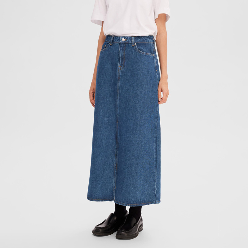 Selected Femme Denim Skirt - For Sale Online UK