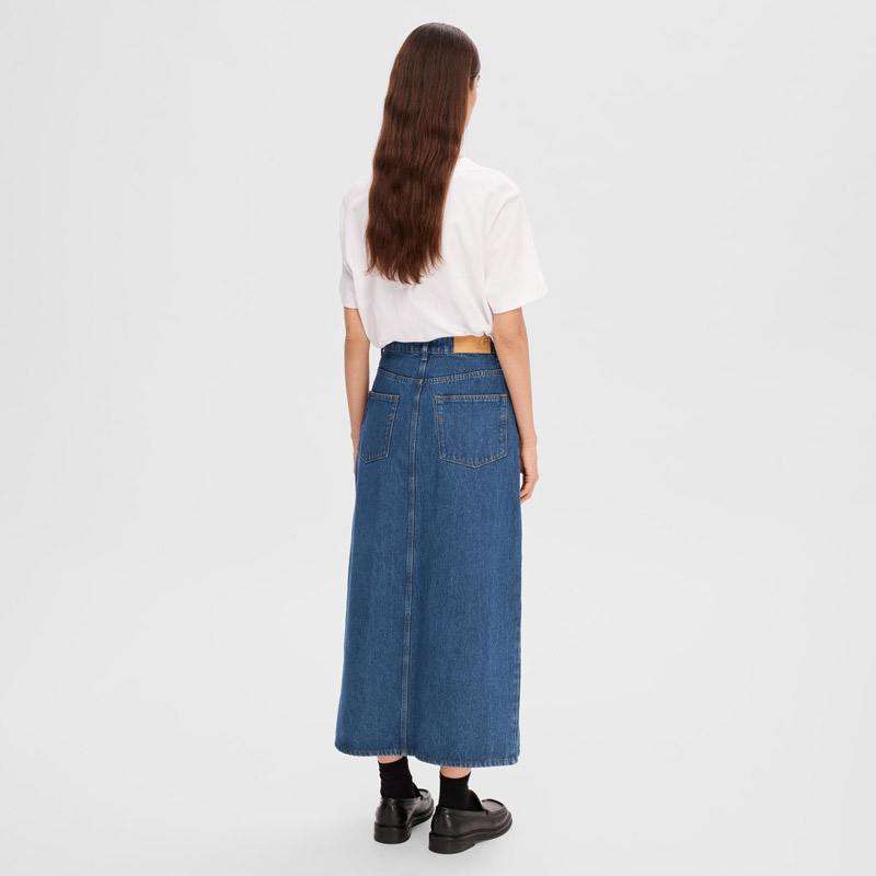 Selected Femme Denim Skirt - Free UK Delivery When Purchase Online