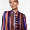 YAS Ruffle Stripe Shirt - For Sale Online UK