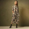 One Hundred Stars Chinoiserie Rachel Pink Dress - Buy Online UK
