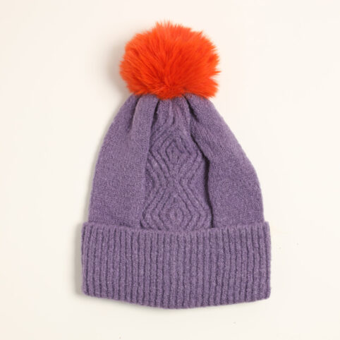 Powder Purple & Orange Hat - Buy Online With Free UK Delivery