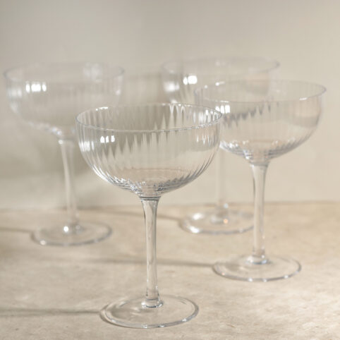 Vintage Inspired Cocktail Glasses Set Of 4 - Buy Online With Free UK Delivery