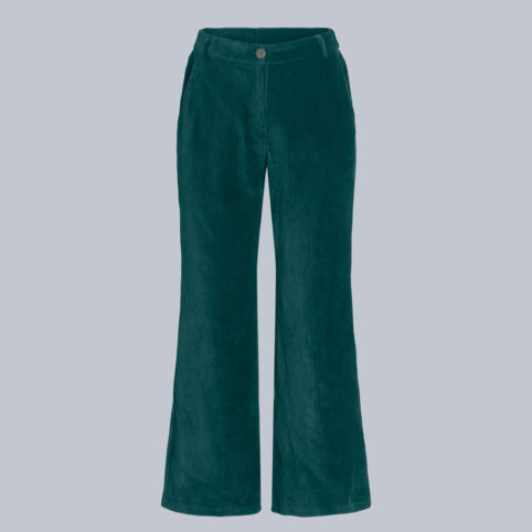 Teal Wide Leg Cords - Buy Online With Free UK Delivery