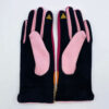 Colour Block Detail Pink & Orange Cheetah Gloves - From Source Lifestyle