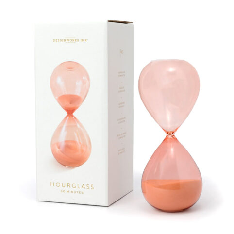 Designworks Ink Peach Hourglass - For Sale Online With Free UK Delivery