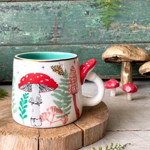 House of Disaster Forage Mug With A Toadstool Growing Out Of The Handle - From Source Lifestyle