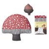 Mushroom Tea Towel That Can Be Made Into A Cushion - From Source Lifestyle