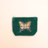 The Green Velvet Butterfly Beaded / Sequin Purse With Pretty Colours - From Source Lifestyle