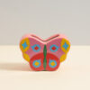 Ban.do Butterfly Shaped Vase In Pinks/Yellow & Blues -By Source Lifestyle