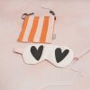 Cotton Eye Mask With A Hearts Design