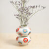 Ceramic Vase With a Colourful Pattern