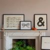 You & Me Framed Print With A Large Ampersand At Its Centre - By Source Lifestyle