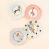 Set Of 4 Yvonne Ellen Tea Plates With 4 Iconic Animals - From Source Lifestyle