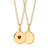 Gold Jammie Dodger Necklace Made From Sterling Silver - From Source Lifestyle