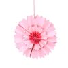 Hanging Pink Paper Flower Decoration With Multi Petals - Buy Source Lifestyle