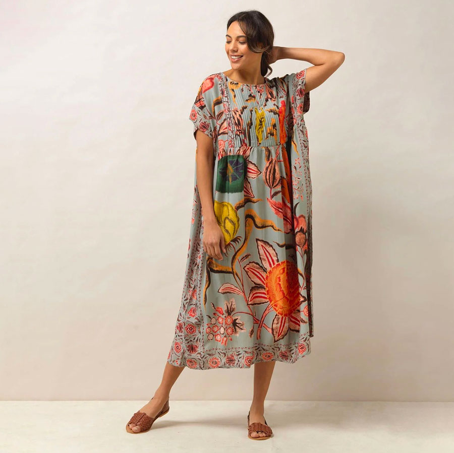 Summer Floral Dress with relaxed fit from One Hundred Stars