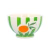 Clementines Green Stripe Bowl The Perfect Size For Your Cereal. From Source Lifestyle