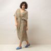 The Vintage Tiles String Dress In Blues, Greens & Pink Is One Size - By Source Lifestyle