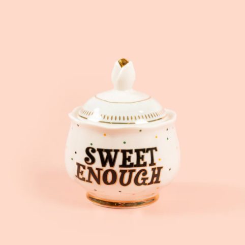 Sweet Enough Sugar Bowl With Lid - From Source Lifestyle UK