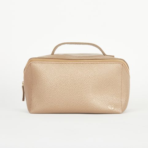 Rose Gold Cosmetic Case Which Opens Out Fully - From Source Lifestyle