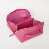 Goodeehoo Pink Cosmetic Case Opens Fully For Ease Of Use- From Source Lifestyle