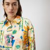 Object Martha Printed Shirt With Ruched Back Detail - By Source Lifestyle