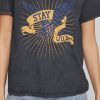 Washed Black Stay Wild T-Shirt - By Source Lifestyle