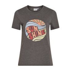 Vila Sunshine Slogan T-Shirt With A 70's Vibe - From Source Lifestyle