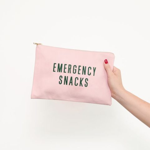 The Canvas Emergency Snacks Pink Pouch - From Source Lifestyle UK