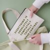 Everything Is Under Control Large Canvas Pouch - From Source Lifestyle UK