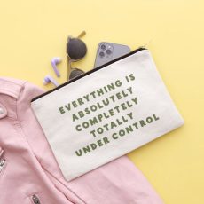 Under Control Large Canvas Pouch For All Your Essentials - From Source Lifestyle